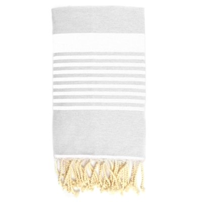 Hamam-towel Stripe grey